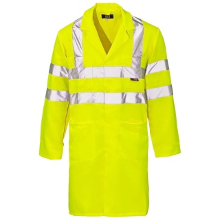 Supertouch H47 Hi Vis Yellow Coat